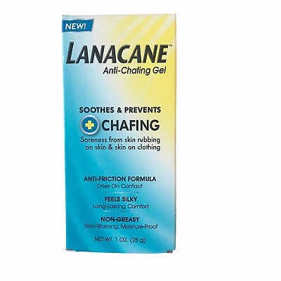 Lanacane Anti Chafing GEL Anti Friction Formula 1 oz Discontinued NEW $33.99
