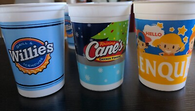 #ad #ad Fast Food Kids Meal Cups 4 Willies 4 Taco Palenque 1 Canes 12 Ounce $15.00