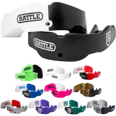 #ad Battle Sports Youth Football Mouthguard 2 Pack with Straps $15.25