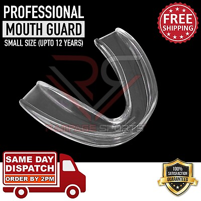 #ad MMA Gum Mouth Guard Junior Boxing Gel Shield Teeth Grinding Sports Free Case $5.99