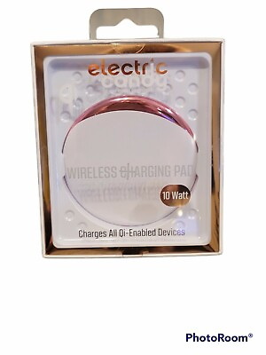 #ad Electric Candy 10W Wireless Super Fast Charger in White amp; Rose Gold $11.99