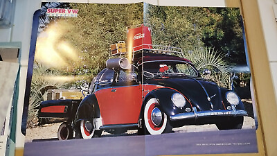 #ad Poster Super VW magazine vintage affiche Volkswagen Ovale hot school 1954 1956 EUR 16.00