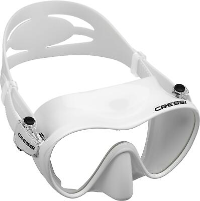 Cressi F1 Frameless Mask White ZDN283000 $32.67