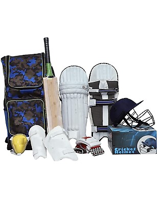 #ad Champion Cricket Kit Cricket Set Bat Pad Helmet Guard Free shipping $242.17