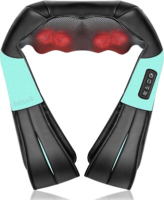 Shiatsu Neck and Back Massager with Soothing Heat Nekteck Electric Deep $22.98