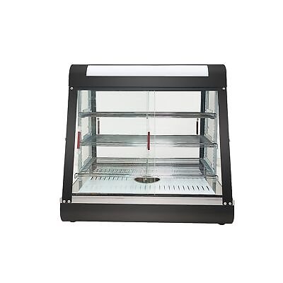 #ad Countertop 26quot; Food Warmer Display Case 3 Shelf Hot Warming Showcase with Fro... $723.36