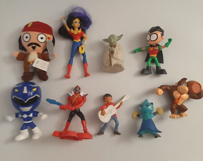 #ad Lot of Fast Food Kids Meal Toys Power Rngers Star Wars Pirates Caribbean $16.99