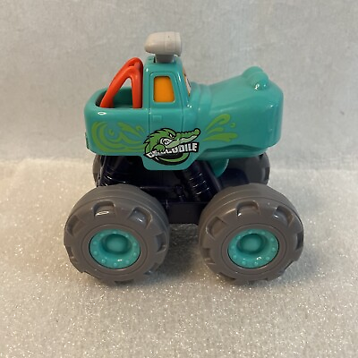 #ad MoonToy Cartoon Animal Monster Mouth Moving Trucks Crocodile Toddler Toys $9.96