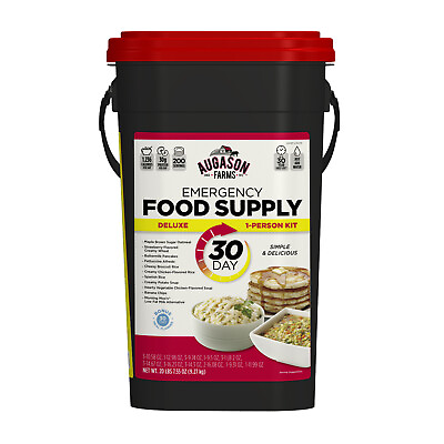 Emergency Food Survival Supply Prepper Storage Bucket MRE 30 DAY Rations Kit NEW $100.97