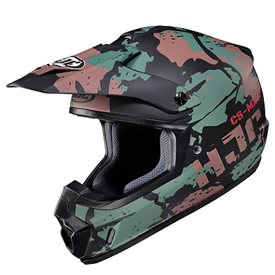 #ad HJC CS MX2 Ferian Motocross Helmet Green Camo XS SM MD LG XL 2XL 3XL ATV BK $98.99