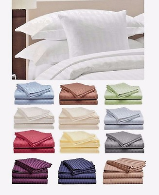 1800 Count 4 Piece Bed Sheet Set Twin Full Queen King $22.99