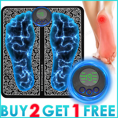 Portable USB Electric Foot Massager Pad Blood Circulation Muscle Stimulator Mat $7.74