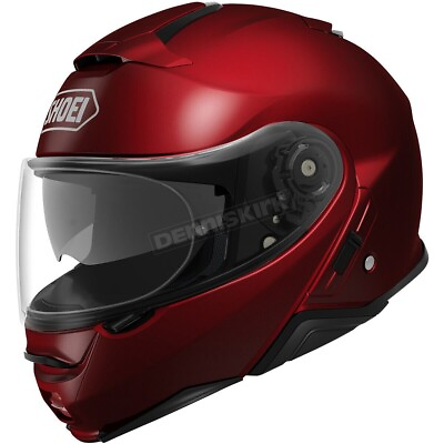 #ad Shoei Wine Red Neotec II Modular Helmet Size XL X Large 0116 0111 07 $550.00