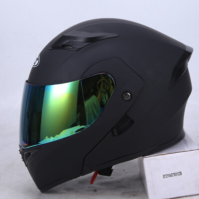 DOT Modular Motorcycle Helmet Full Face Dual Visor Flip Up Moto Helmet SHIELD $67.93