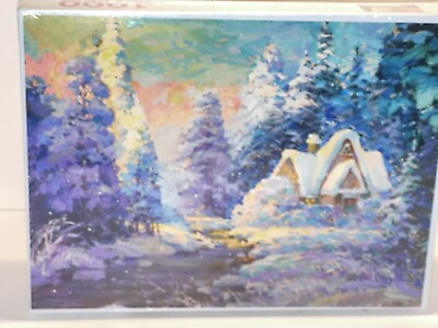 Mouth and Foot Painting Artist Winter Retreat Aleksandr Ivanov 1000 PC Puzzle $34.95
