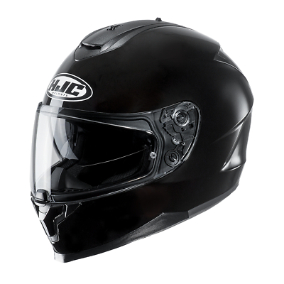 #ad #ad Open Box HJC Helmets Adults C70 Full Face Motorcycle Helmet Black Size Large $97.49