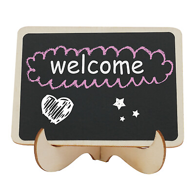 #ad 20pcs Wood Mini Chalkboard Signs 4quot;x3quot; for Food Party Buffet Tables Wedding $7.59