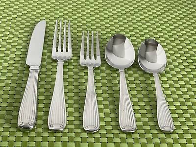 #ad Reed amp; Barton FLUTED SCROLL Stainless 18 10 Glossy Flatware SMART CHOICE B132G $36.87