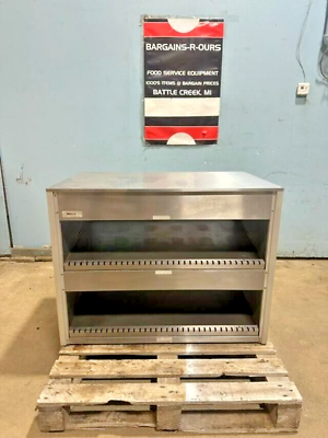 #ad MERCO 2TSW 3824 H.D COMMERCIAL HEATED LIGHTED HOT FOOD WARMER MERCHANDISER $713.99