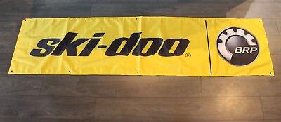 #ad Ski Doo Banner Flag Big 2x8 feet Bombardier Snowmobile Artic Motorsports $16.77