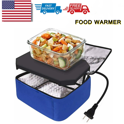 #ad 110V Mini Food Warmers Electric Lunch Box Food Heater Portable Microwave Oven US $28.99