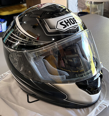 #ad Shoei Qwest Black Women’s Full Face Motorcycle Helmet Size Small 10 2010 New $175.00
