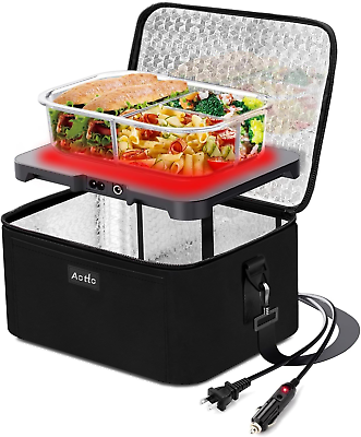 #ad Portable Oven 12V 24V 110V Car Food Warmer Portable Mini Oven Personal M $43.08