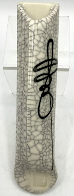 Shapiro Art Pottery Wall Pocket Deborah Andre Tigard OR Asian Design Crackle $124.95
