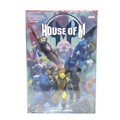 House of M Omnibus DM Cover 2023 New Marvel Comics HC Hardcover Sealed Bendis $81.95