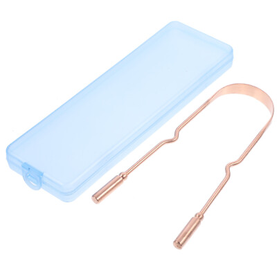 #ad Mouth Cleaner Tongue Scraper for Adults Copper Vacation Travel Accessories $7.79