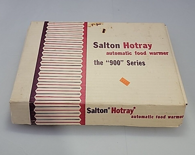 #ad Vintage Salton Electric Hotray Warming Tray Food Warmer Model H 907 IOB $34.87