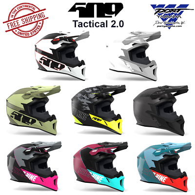 NEW 509 Tactical 2.0 Helmet Snowmobile Helmet DOT ECE Certified Trail Riding $179.95