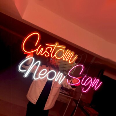 #ad Customs LED Neon Sign for “Names Birthday Party Wedding Events Business Logo AU $50.00