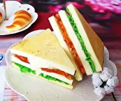 Food Sample Fake Food Display sandwich set of 2 Super real Made in Japan $110.00
