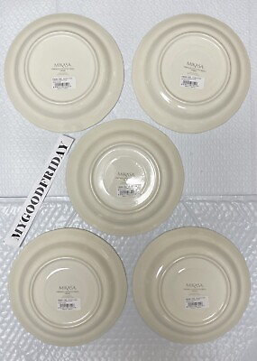 #ad #ad Mikasa Dinnerware French Countryside New 5 Salad Plates Off WhiteF9000 Bulk $19.99