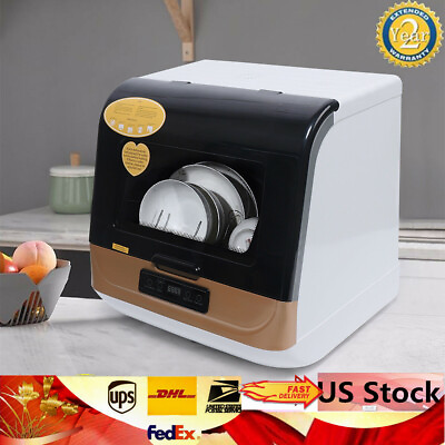 Kitchen Portable Mini Dish Washer Countertop Automatic Dishwasher Deep Cleaning $176.00