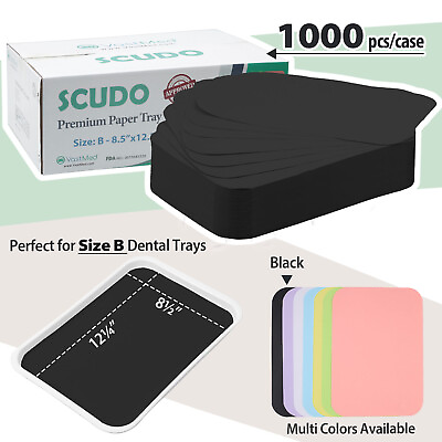 #ad 1000PCs Premium Paper Tray Covers Size B 8.5quot;x12.5quot; Disposable for Dental Tray $31.99