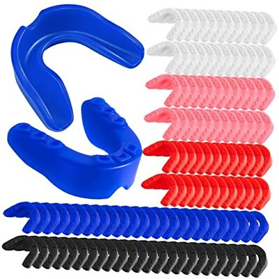 #ad 120Pcs Sport Mouth Guards Adults and Junior Youth Mouthpiece Fresh Color $76.50