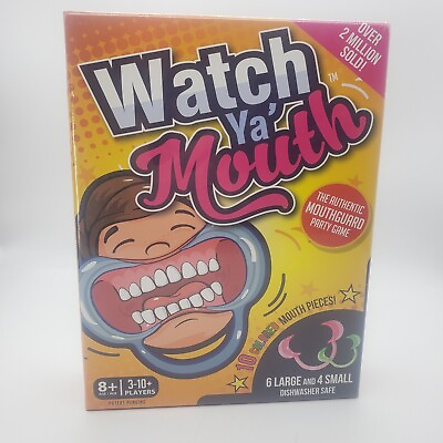 #ad Watch Ya#x27; Mouth Game Mouthgard Party Game Family Edition $18.39