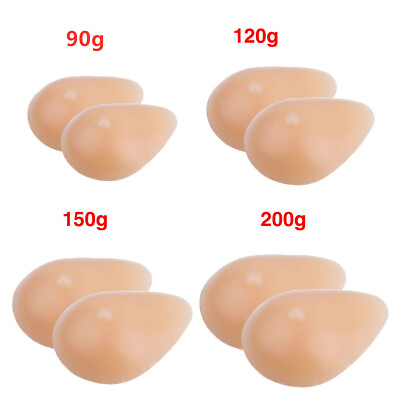 Waterdrop Silicone Breast Enhancer Pad Fake Boobs Self adhesive Crossdresser Pad $8.69