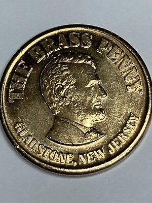 #ad The Brass Penny Restaurant Promo Token Gladstone New Jersey Word of Mouth #qj1 $8.62