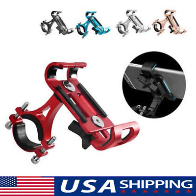 #ad #ad 360° Aluminum Motorcycle Bike Bicycle GPS Cell Phone Holder Handlebar Mount New $6.89