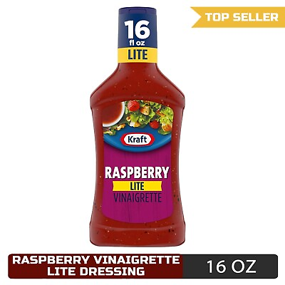 #ad Kraft Raspberry Vinaigrette Lite Salad Dressing 16 fl oz Bottle $5.70