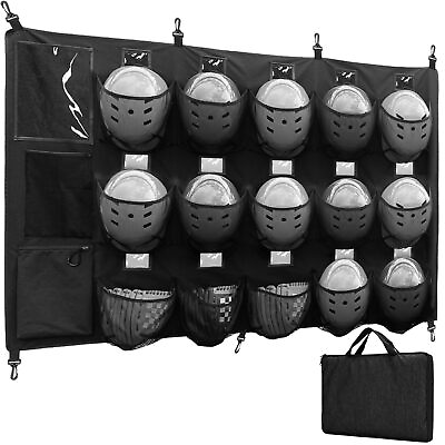 #ad Hanging Helmet Bag for Baseball Softball Dugout Organizer for 15 Players Helm... $58.38
