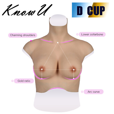 #ad Silicone Breast For Transgender Oil free High Simulation Upgrade D Cup $206.86