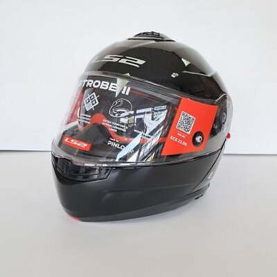 #ad LS2 Helmet 2023 FF908 Strobe2 Gloss Black GBP 99.99