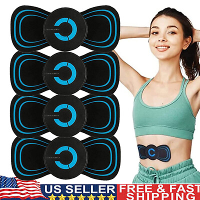 Portable Mini Electric Neck Back Massager Cervical Massage Patch Stimulator USA $23.19