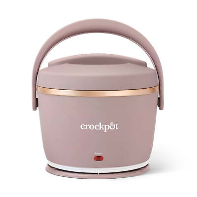 #ad Crockpot 20 oz. Lunch Crock Food Warmer Sphinx Pink 6.6 L x 6.6 W x 6.4 H $35.99