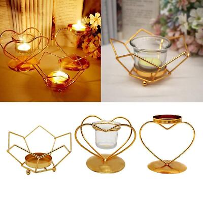 #ad #ad Geometric Wedding Party Candlestick Candle Tealight Holder For Home Decor $7.80
