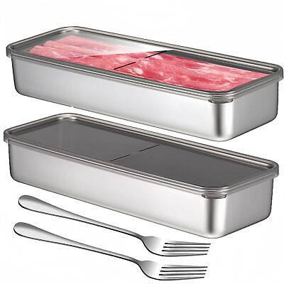 #ad #ad Bacon Container for RefrigeratorBacon Keeper 304 Stainless Steel Airtight De... $20.62